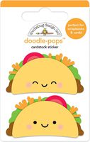 Doodlebug Doodle-Pops 3D Stickers-Taco-Bout Fun