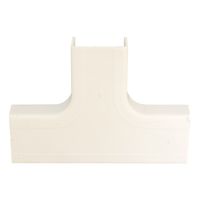 ACL 3/4 inch Surface Mount Cable Raceway Tee, Ivory, 2 Pack