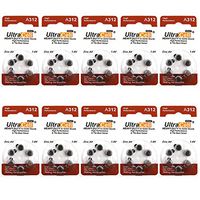 Hearing Aid Zinc Air Batteries A312 Size: 312 (60 Batteries)