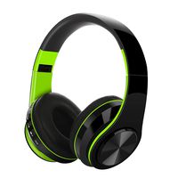 Bluetooth Headphones Over Ear, Wireless Headphone with Microphone Foldable lightweight Wired Earphones with Built-in Mic,Micro SD,FM for Phone/iPad/PC