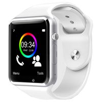 Smart Watch ZOMTOP GT08 Touch Screen Bluetooth Wristwatch with Camera/SIM Card Slot/Pedometer Analysis/Sleep Monitoring for Android (Full Functions) and iOS (Partial Functions)(White)