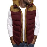 Kstare Mens Vest Jacket Winter Warm Waistcoat Lightweight Zipper Sleeveless Water-Resistant Packable Puffer Down Coat (Red4, 4XL)