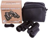 Levenhuk Heritage Base Shockproof 8x30 Binoculars with Fully Multi-Coated BK10 Glass Optics, Comes in Classic Field Design (Limited Edition)