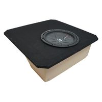 Compatible with 1997-2004 Chevy Corvette Coupe C5 Z06 Kicker CompR CWR12 Single 12" Sub Box Enclosure - Final 2 Ohm