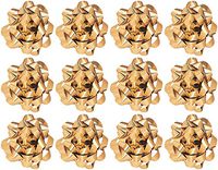 The Gift Wrap Company 4832-09 Decorative Confetti Bows, Large, Gold Metallic