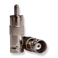 FolioGadgets 10-Pack BNC Female to RCA Male Jack Plug Adapters for RG59 RG6 75-Ohm RF/Coax Coaxial Video Cord