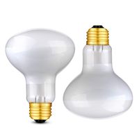 Aomryom UVA 100W 2 Pack Basking Spot Heat Lamp Bulb Soft White Light Heat Bulbs for Reptile & Amphibian