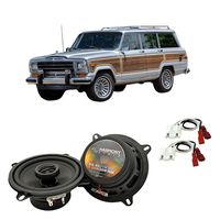 Compatible with Jeep Grand Wagoneer 1986-1992 Rear Side Panel Factory Replacement HA-R5 Speakers
