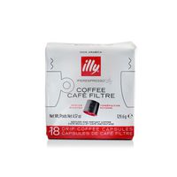 illy Coffee, iper Coffee Capsule, Medium Roast Drip Pod, 100% Arabica Bean Signature Italian Blend, Premium Gourmet Roast Brewed, Compatible with Multi Beverage illy iperEspresso Machines (18 ct)