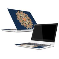 Mightyskins Skin Compatible with Lenovo Chromebook C330 (2018) - Summer Mandala | Protective, Durable, and Unique Vinyl Decal Wrap Cover | Easy to Apply, Remove, and Change Styles | Made in The USA