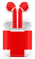 Vinyl Decal Sticker Protective Skin Compatible with Apple Airpods Gloss RED