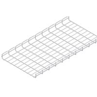 Wire Mesh Cable Tray, 20X2In, 10 Ft