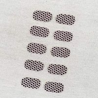 Racetrack Oval Match Strikers 0.50" x 1.00" - Honeycomb Pattern