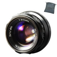 7artisans 35mm F1.2 Manual Focus Lens APS-C Fit for Compact Mirrorless Cameras Fuji X-A1 X-A10 X-A2 X-A3 A-AT X-M1 XM2 X-T1 X-T10 X-T2 X-T20 X-Pro1 X-Pro2 X-E1 X-E2 E-E2s X-E3