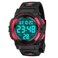 Dreamingbox Birthday Gifts for 6-12 Years Old Boys, Waterproof Sports Watch for Boys Digital Watch for Boys Kids Watches Gifts for 6-13 Year Old Boys Girls Red MMXSB04