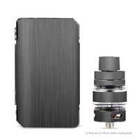 IT'S A SKIN Decal Vinyl Wrap for VooPoo Drag 2 V2 & UForce T2 Tank Vape Sticker Sleeve Cover/Brushed Metallic Pattern