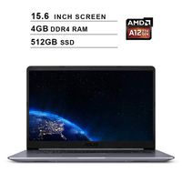 Asus 2019 VivoBook F510QA 15.6 Inch FHD Laptop Computer (AMD Quad Core A12-9720P up to 3.6 GHz, 4GB RAM, 512GB SSD, AMD Radeon R7, Bluetooth, WiFi, HDMI, Windows 10)