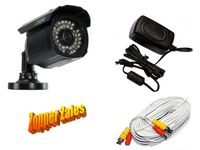 Q-See QM9902B 900TVL 1/3" Image Sensor 4.6mm Lens 100ft Of Night Vision IP65 Rated with 60ft BNC Cable