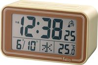 Felio Radio alarm clock Hachette digital display Ivory FEA169IV-Z
