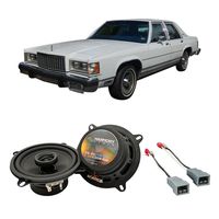 Compatible with Mercury Grand Marquis 1982-1988 Front Dash Factory Replacement Harmony HA-R5 Speakers