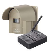1/4 Mile Hosmart Rechargable Driveway Alarm Wireless Sensor System & Driveway Sensor Alert System Weatherproof Security Outdoor Motion Sensor & Detector