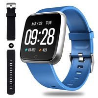 Flian Fitness Tracker Heart Rate Monitoring Activity Watch with Sleep Monitoring Smart Watch Stopwatch Pedometer Sport Watch for Men & Women Compatible with Android and iOS