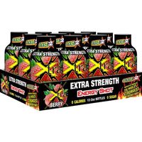 Stacker 2 Energy Shot Extra Strength Berry Flavor: 12ea - 2 Fl oz by STACKER 2