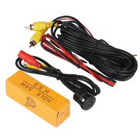 DBHAWK Car Backup Camera 1/4` CCD Flush Mount Waterproof Truck Mini Reverse Backup Front/Side/Rear View Camera