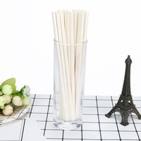 Creazy Solid Color Paper Straws Wedding Party Decorating Birthday Children (D)