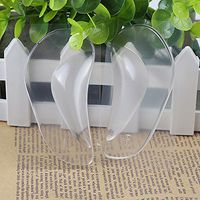 ieasysexy Arch Foot Pad Flat Foot Octagonal Corrective Insole Foot Valgus Orthopedic Pad Effective Foot and Heel Pain Relief Pad (Clear for L)