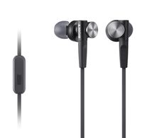 Sony MDRXB50AP Extra Bass Earbud Headset (Black) (Renewed)