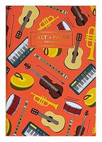 Salt X Paper A6 Colorful Thread Sewn Pocket Notebook (Musical Instruments)