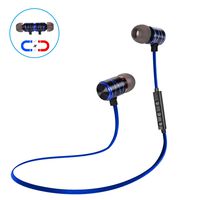 Bluetooth Headphones, Olatec Magnetic Wireless Earbuds with Microphone, Sweatproof, HD Sound, Noise Cancelling - Secure fit for Running (09Blue)