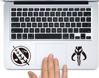 Boba Fett Chest Armor Mandalorian Sticker for laptops MacBooks Cars or Any Smooth Surfaces