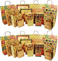 Set of 32 Blissful Friends Gift Bags! 4 Fun Designs! 3 Different Sizes! (32 Gift Bags)
