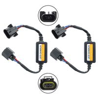 2x H13 9008 LED Headlight NO Error Warning Decoder Load Resistor Canbus