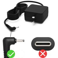 UL Listed 7.5Ft AC Charger for Samsung Chromebook 3 2 PA-1250-98 XE500C13 XE501C13 XE500C12 XE503C12 500C 501C 503C Laptop Notebook Power Supply Adapter Cord BA44-00322A AD-2612AUS PA-1250-96