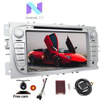 Free Backup Camera!! EinCar Double Din Android 7.1 Car Stereo for Ford Focus 2009-2012 in Dash Car Radio GPS Navigation Support Capacitive Touchscreen Bluetooth WiFi AM/FM Radio Canbus Mirror Link