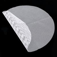 Meolin Silicone Steamer Mesh Non-stick Pad Round Shape Dumplings Mat,Silica gel,11.8in