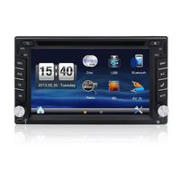 Kc-101in-dash Double Din 6.2inch Touchscreen Car DVD Player Stereo GPS Navigation Support Sd/fm/am Radio/bluetooth/dvd/cd/usb/sd/mp4/mp3/av-in