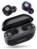 Wireless Earbuds, LYSTAR 5.0 Bluetooth Earbuds HD Stereo Sound 72H Playtime IPX7 Waterproof Touch Control in-Ear Binaural Bluetooth Headphones with Build-in Mic &2200mAh Charging Case