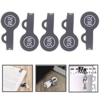 SUNFICON 5 Pack Cable Organizers Magnetic Cable Clips Earbuds Cords Winder Bookmark Clips Whiteboard Noticeboard Fridge Magnets USB Cable Manager Keeper Wrap Ties Straps for Home Kitchen,Office,School