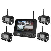BOYO VTC700RQ-4 - Digital Wireless 4 Camera DVR System with 7" Monitor for Car, Truck, SUV and Van (4-Channel System)