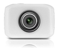 Pyle PSCHD30WT Mini High-Definition Sports Action Wide-Angle HD Camera & Camcorder, 720p, SD Card Slot, Touchscreen (White)