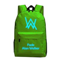 Alan Walker Luminous Backpacks Laptop Bag Bookbag Canvas Backpack for School