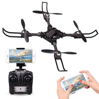 RC Drone for Beginners, Rolytoy FPV Drones with 720P HD Camera Live Video 2.4GHz Wifi Headless Mode One Key Return Easy Operation, Foldable Arms Training RC Quad-copter with Altitude Hold