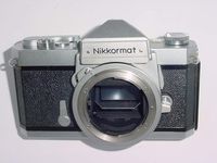 Chrome Nikon Nikkormat FTN 35MM Professional SLR film camera