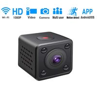 WiFi Mini Spy Camera, Hidden Security Camera, Full HD 1080P Portable Nanny Cam with Night Vision & Motion Detection, Perfect for Home Office and Car Surveillance
