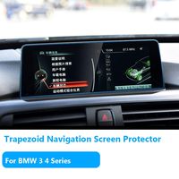 TTCR-II for BMW 3 4 Series Navigation Display Screen Protector Films, Anti-Explosion Touch Screen Protector[0.3mm,9H Hardness],Tempered Glass Console LCD Screen Protector[8.8" Trapezoid]