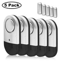 Window Door Alarms, Toeeson 110 DB Pool Door Alarms, Magnet Triggered Mini Home Security Alarms